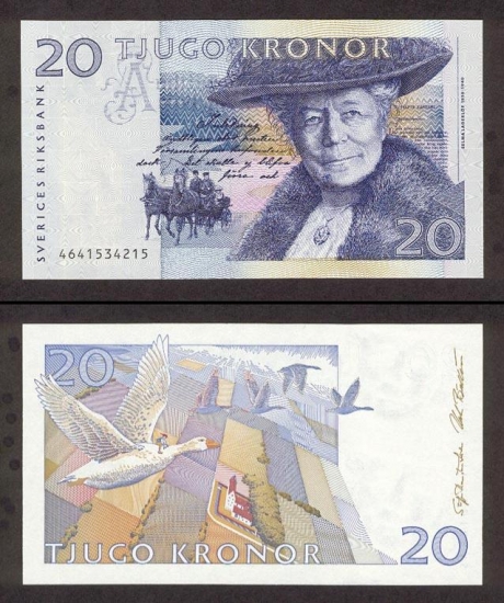 20 Švedijos kronų.