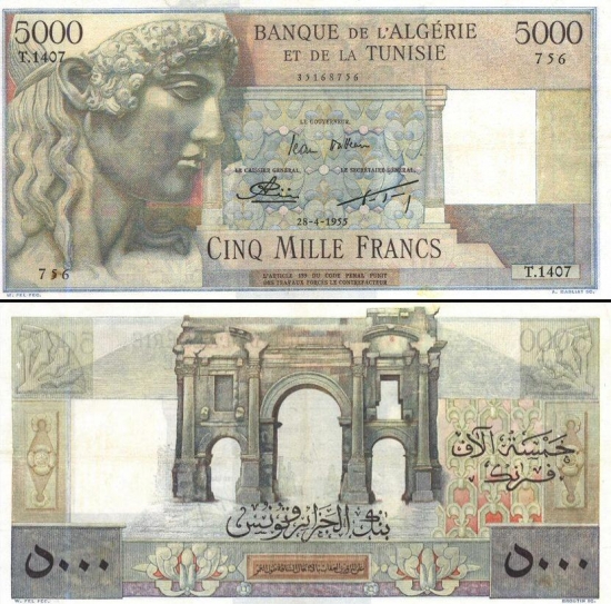 5000 Alžyro frankų.