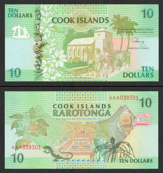 10 Kuko salų dolerių.