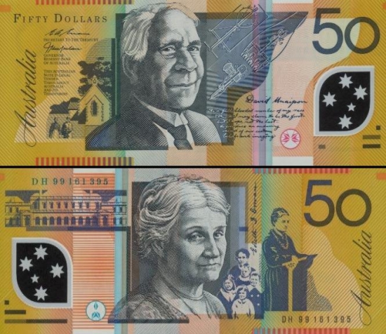 50 Australijos dolerių.