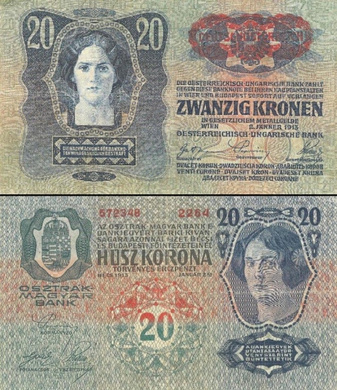 20 Austrijos kronų.