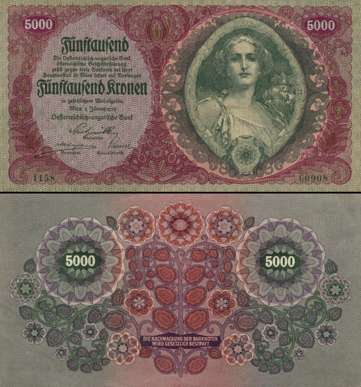 5000 Austrijos kronų.