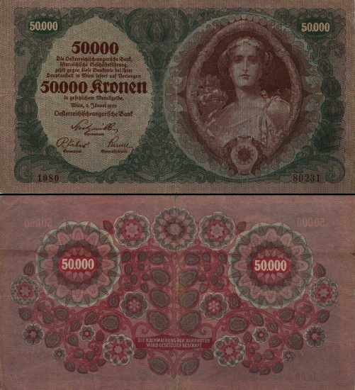 50000 Austrijos kronų.