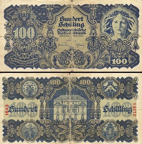 100 Austrijos šilingų.