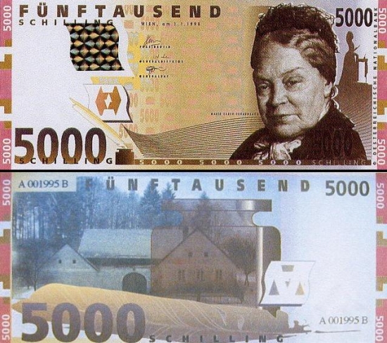 5000 Austrijos šilingų.