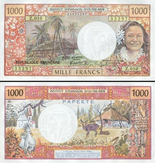 1000 Taičio frankų.