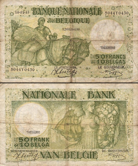 50 Belgijos frankų.