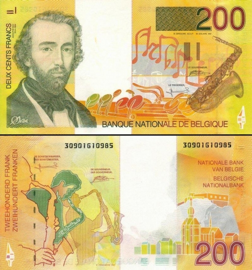 200 Belgijos frankų.