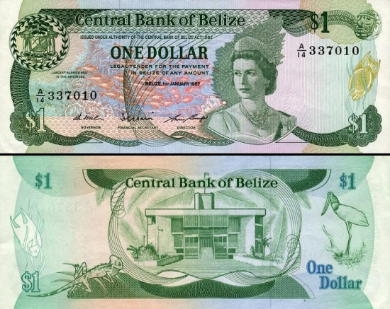 1 Belizo doleris. 